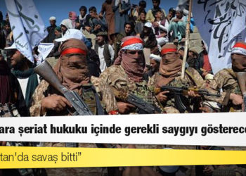 Taliban: Kadınlara şeriat hukuku içinde gerekli saygıyı göstereceğiz