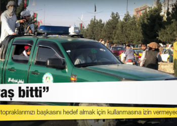 Taliban: Savaş bitti; kimsenin topraklarımızı başkasını hedef almak için kullanmasına izin vermeyeceğiz