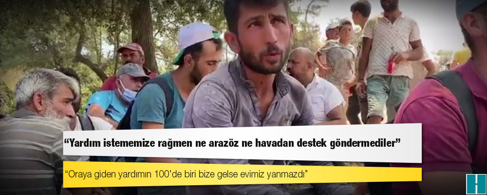 Termik santral çevresindeki köylüler: Oraya giden yardımın 100’de biri bize gelse evimiz yanmazdı