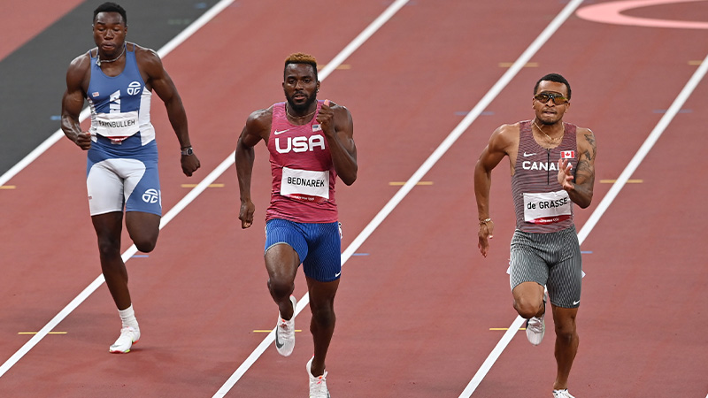 Tokyo 2020 | Erkekler 200 metre yarışını Kanadalı Andre de Grasse kazandı