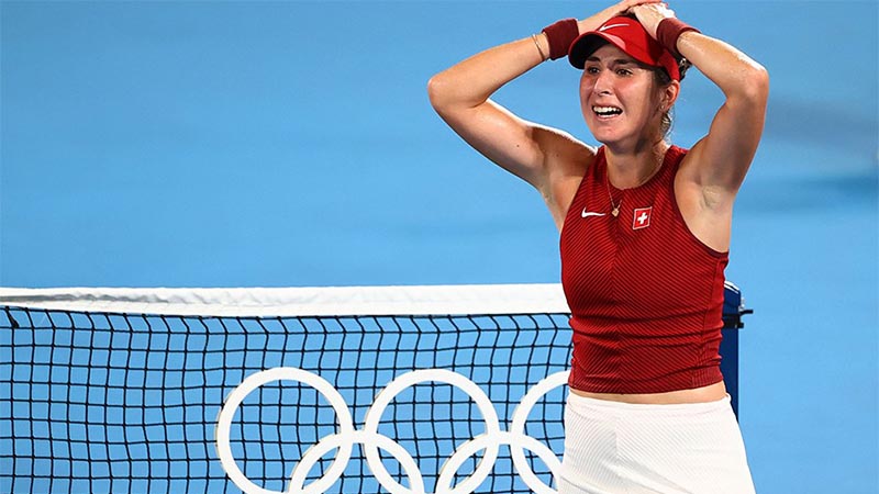 Tokyo 2020 | Teniste tek kadınlarda altın madalya İsviçreli Belinda Bencic'in oldu