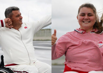 Tokyo'da milli okçular Öznur Cüre ve Bülent Korkmaz'dan gümüş madalya