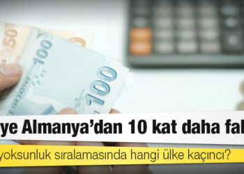 Türkiye Almanya’dan 10 kat daha fakir: Maddi yoksunluk sıralamasında hangi ülke kaçıncı?