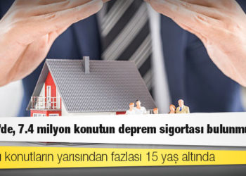 Türkiye'de, 7.4 milyon konutun deprem sigortası bulunmuyor