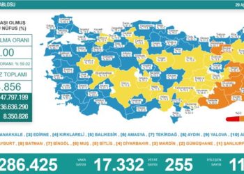 Türkiye'de Koronavirüs | 255 kişi daha hayatını kaybetti, 17 bin 332 yeni vaka tespit edildi