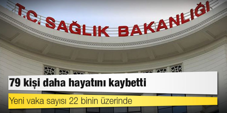 Türkiye'de Koronavirüs: 79 kişi daha hayatını kaybetti; yeni vaka sayısı 22 binin üzerinde