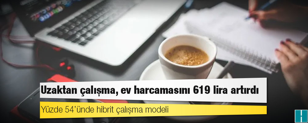 Uzaktan çalışma, ev harcamasını 619 lira artırdı