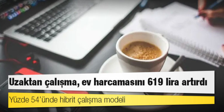 Uzaktan çalışma, ev harcamasını 619 lira artırdı