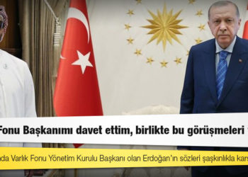 Varlık Fonu Yönetim Kurulu Başkanı Erdoğan: Varlık Fonu Başkanımı davet ettim, birlikte bu görüşmeleri yaptık