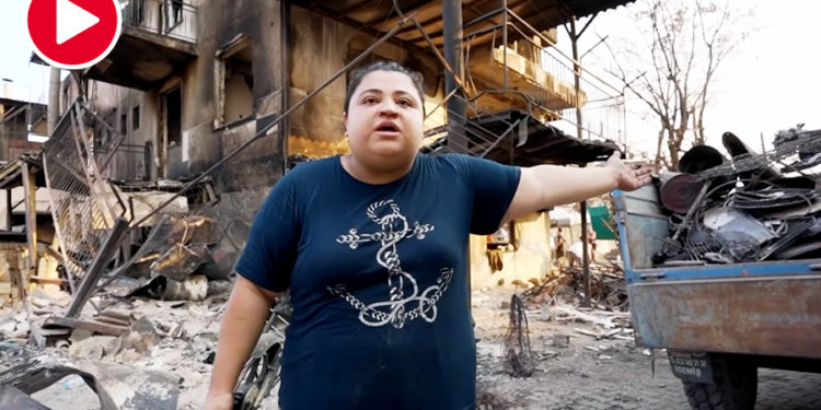 Vatandaş yaşadıklarını böyle anlattı: “Biz burada göz göre göre yandık”