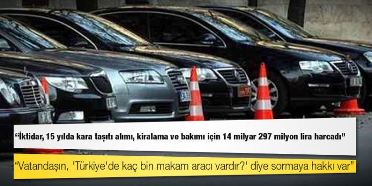 Vergi uzmanı Dr. Ozan Bingöl: İktidar, 15 yılda kara taşıtı alımı, kiralama ve bakımı için 14 milyar 297 milyon lira harcadı