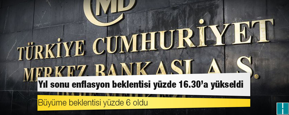 Yıl sonu enflasyon beklentisi yüzde 16.30'a yükseldi