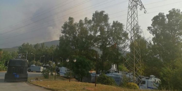 Yangınlar Milas’taki 2. termik santrali de tehdit ediyor