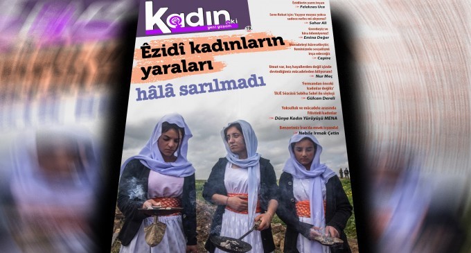 Yeni Yaşam Kadın eki Êzidî kadınları kapağına taşıdı