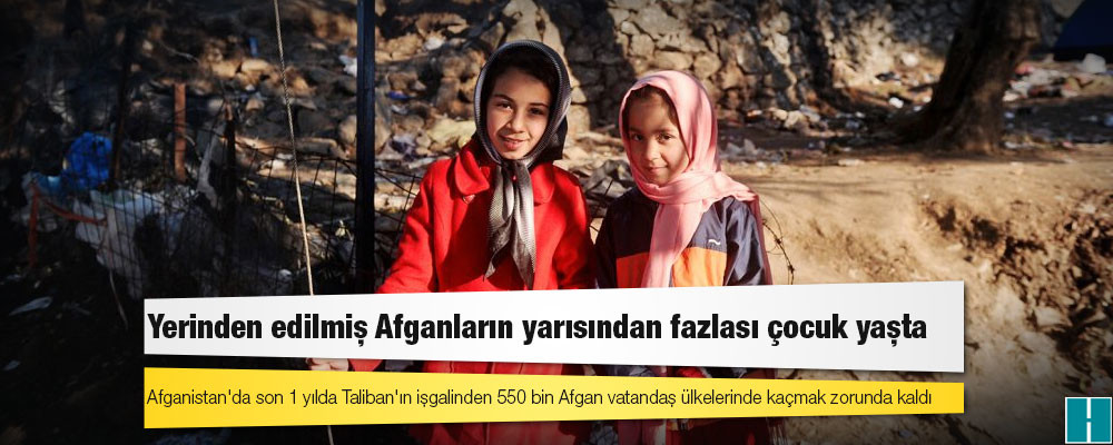 Yerinden edilmiş Afganların yarısından fazlası çocuk yaşta