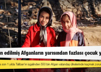 Yerinden edilmiş Afganların yarısından fazlası çocuk yaşta