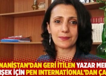 Yunanistan&rsquo;dan geri itilen yazar Meral Şimşek i&ccedil;in PEN International&rsquo;dan &ccedil;ağrı