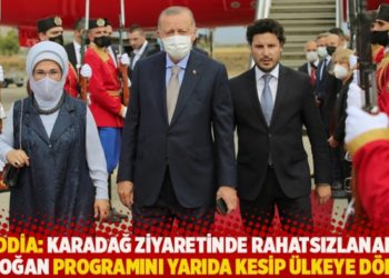 İddia: Karadağ ziyaretinde rahatsızlanan Erdoğan programını yarıda kesip &uuml;lkeye d&ouml;nd&uuml;