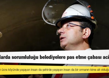 İmamoğlu: Yangınlarda sorumluluğu belediyelere pas etme çabası acizlik