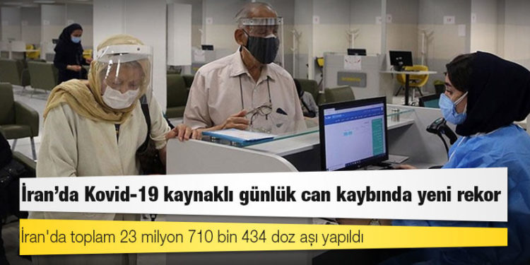 İran'da Kovid-19 kaynaklı günlük can kaybında yeni rekor