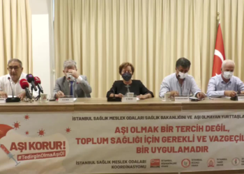 İstanbul'da sağlık örgütlerinden aşı çağrısı: Aşı bir tercih değil, toplum sağlığı için zorunluluktur!