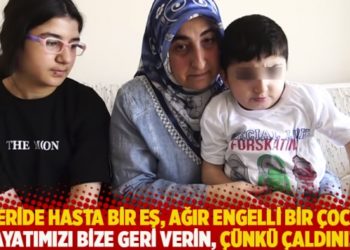 &ldquo;İ&ccedil;eride hasta bir eş, ağır engelli bir &ccedil;ocuk. Hayatımızı bize geri verin, &ccedil;&uuml;nk&uuml; &ccedil;aldınız"
