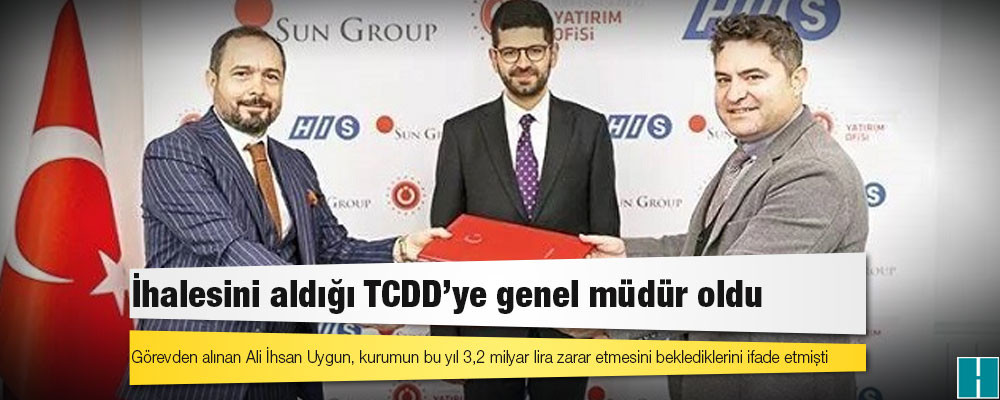 İhalesini aldığı TCDD’ye genel müdür oldu