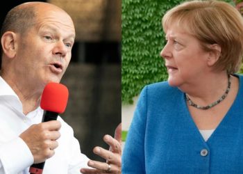 Merkel, Almanya’da seçimleri kazanan SPD lideri Olaf Scholz’u tebrik etti