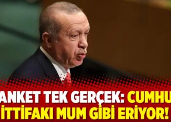 7 anket tek ger&ccedil;ek: Cumhur İttifakı mum gibi eriyor!