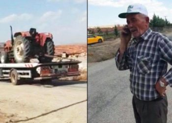 Tarlada &ccedil;alışırken trakt&ouml;r&uuml; haczedilen &ccedil;ift&ccedil;i: &lsquo;Bir donumuz kaldı bacağımızda satılmadık&rsquo;