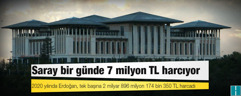 Sayıştay raporu: Saray bir günde 7 milyon TL harcıyor