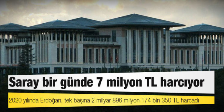 Sayıştay raporu: Saray bir günde 7 milyon TL harcıyor
