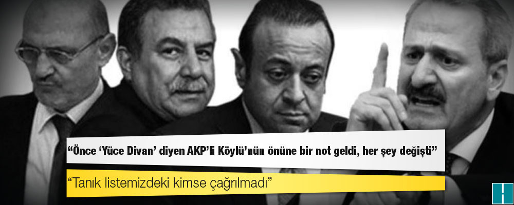 17-25 Aralık Soruşturma Komisyonu üyesi Türmen: Önce 'Yüce Divan' diyen AKP'li Köylü'nün önüne bir not geldi, her şey değişti!