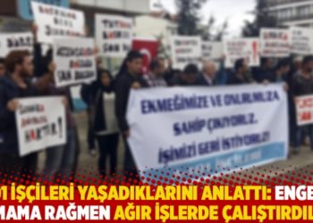 A101 iş&ccedil;ileri yaşadıklarını anlattı: Engelli olmama rağmen ağır işlerde &ccedil;alıştırdılar