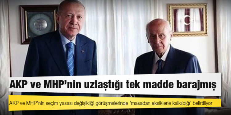 AKP ve MHP'nin seçim yasası değişikliği görüşmelerinde 'masadan eksiklerle kalkıldığı' belirtiliyor