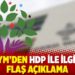 AYM'den HDP ile ilgili flaş açıklama