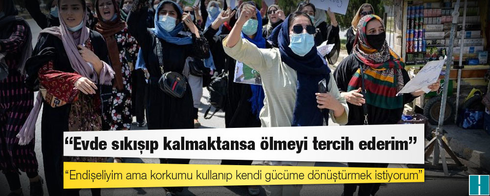 Afgan kadın öğrenci: Evde sıkışıp kalmaktansa ölmeyi tercih ederim