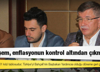 Ahmet Davutoğlu: Bu tablo 2001 krizi tablosudur; Türkiye'yi Bahçeli'nin Başbakan Yardımcısı olduğu döneme geri getirdiler