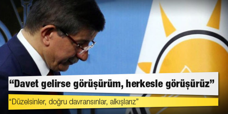 Ahmet Davutoğlu'ndan AKP açıklaması: Davet gelirse görüşürüm, herkesle görüşürüz