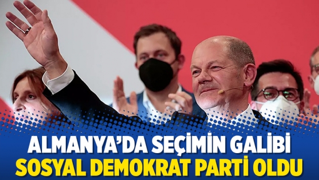 Almanya’da seçimin galibi Sosyal Demokrat Parti oldu