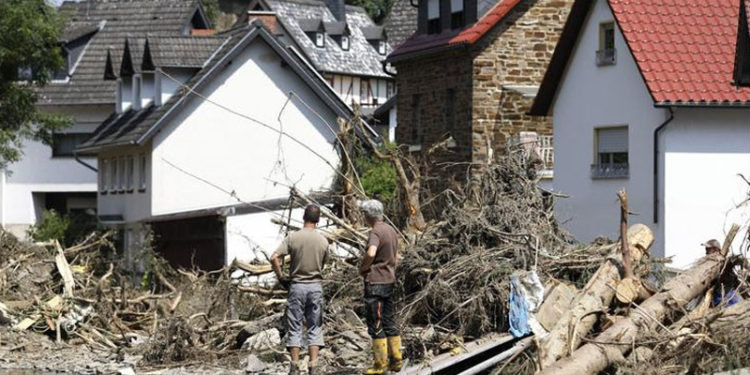 Almanya'da devlet sel mağdurlarının kaybını yüzde 80 karşılayacak