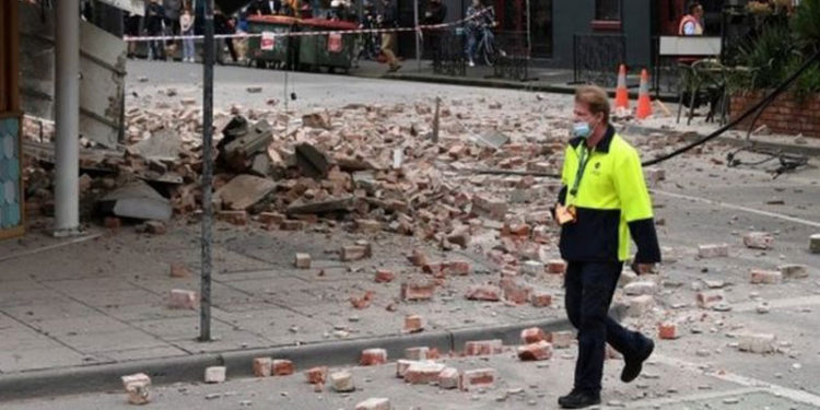 Avustralya'nın Melbourne şehrinde 5.8 büyüklüğünde deprem meydana geldi