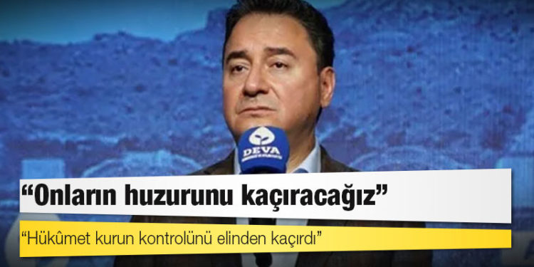 Babacan: Erdoğan salgın karşısında yoksulları kaderlerine terk ettiğini itiraf etti