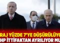 Baraj y&uuml;zde 7&rsquo;ye d&uuml;ş&uuml;r&uuml;l&uuml;yor: MHP ittifaktan ayrılıyor mu?