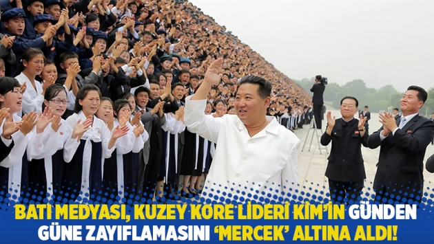 Batı medyası, Kuzey Kore lideri Kim'in günden güne zayıflamasını 'mercek' altına aldı!