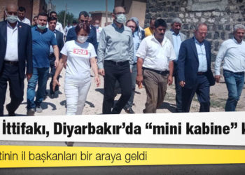 Beş partinin il başkanları bir araya geldi: Millet İttifakı, Diyarbakır'da "mini kabine" kurdu