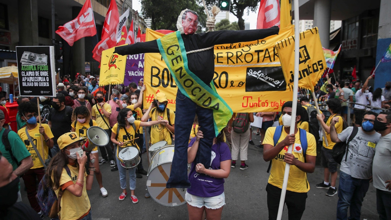 Brezilya'da Devlet Başkanı Bolsonaro yanlısı ve karşıtı gösteriler düzenledi