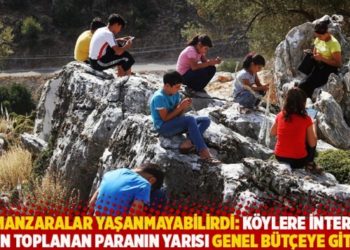 Bu manzaralar yaşanmayabilirdi: K&ouml;ylere internet i&ccedil;in toplanan paranın yarısı genel b&uuml;t&ccedil;eye gitti!