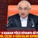 "Bugün '4 bakan Yüce Divan'a gitmeliydi' diyen Cemil Çiçen o gün kılını kıpırdatmadı"