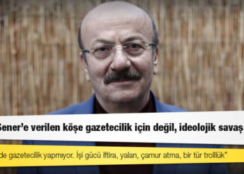 CHP Milletvekili Bekaroğlu: Nedim Şener’e verilen köşe gazetecilik için değil, ideolojik savaş içindir